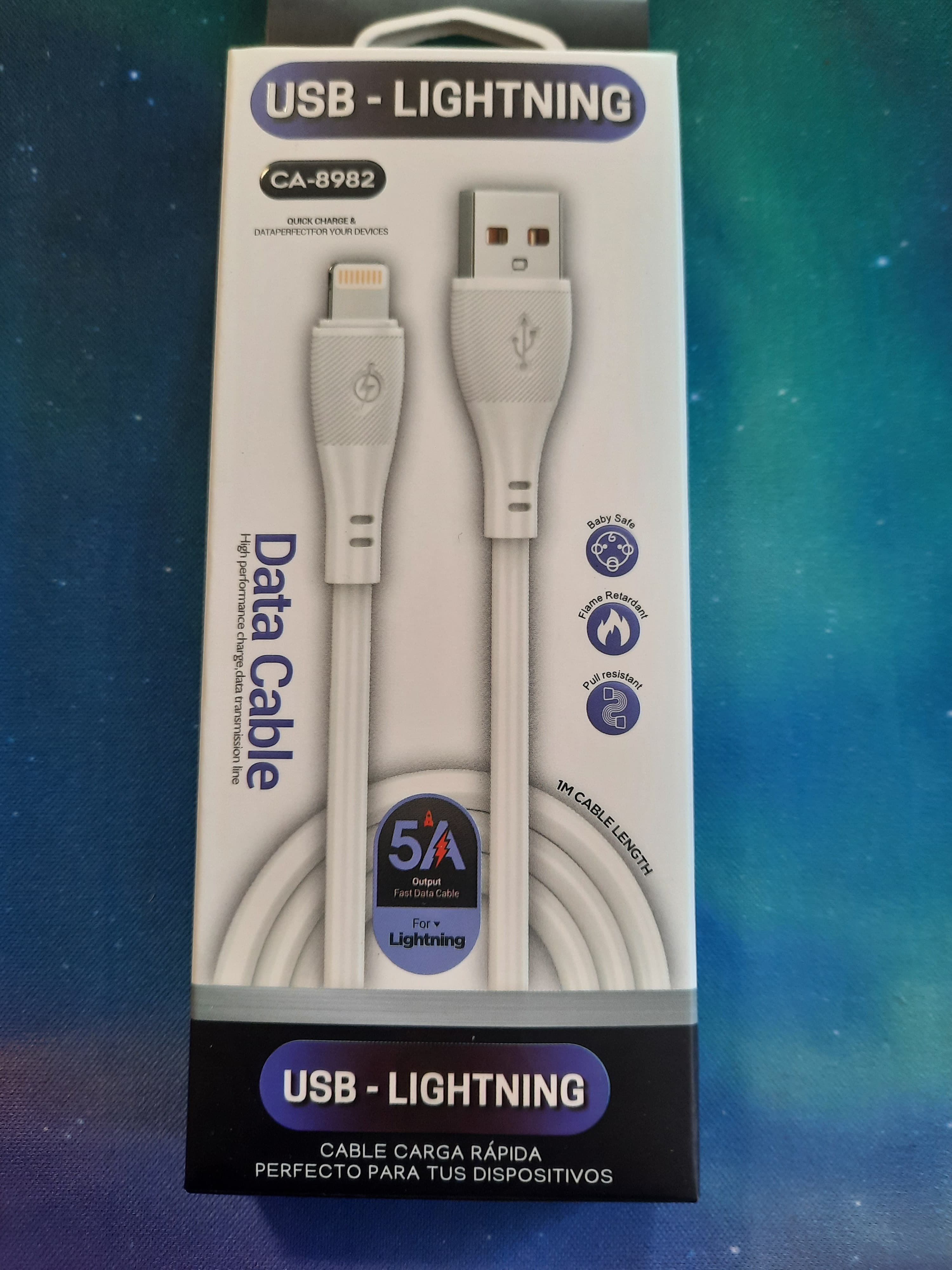 Cable usb lightning